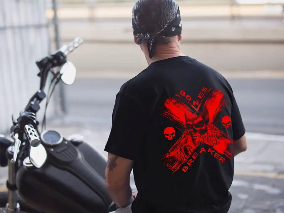 T-shirt Biker Homme "Bones Breaker" by "The 66 Room"
