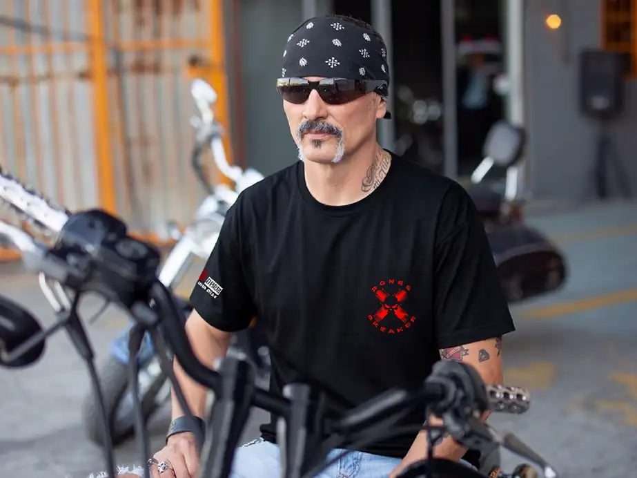 T-shirt Biker Homme "Bones Breaker" by "The 66 Room"