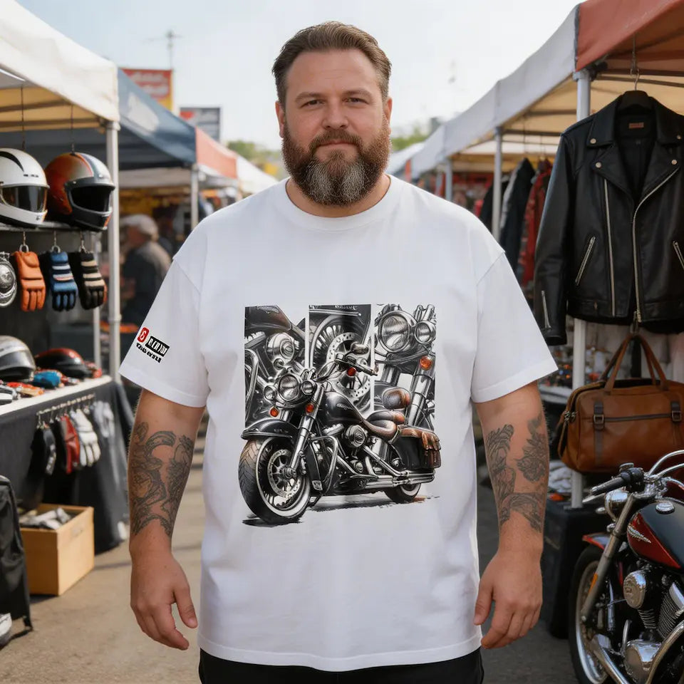T-shirt biker Zoom In - The 66 Room