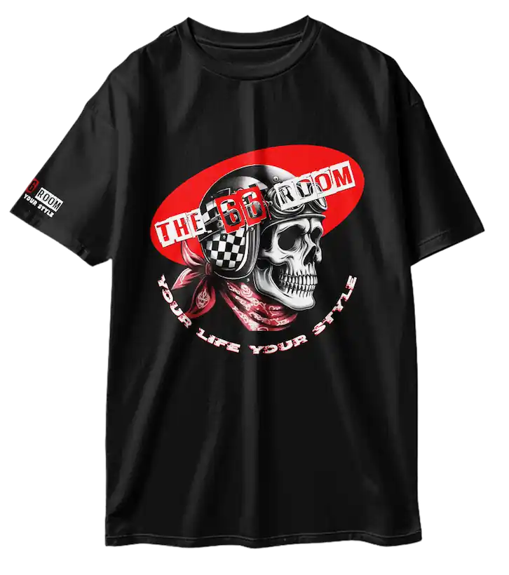 T-Shirt Homme Biker TSSkull66