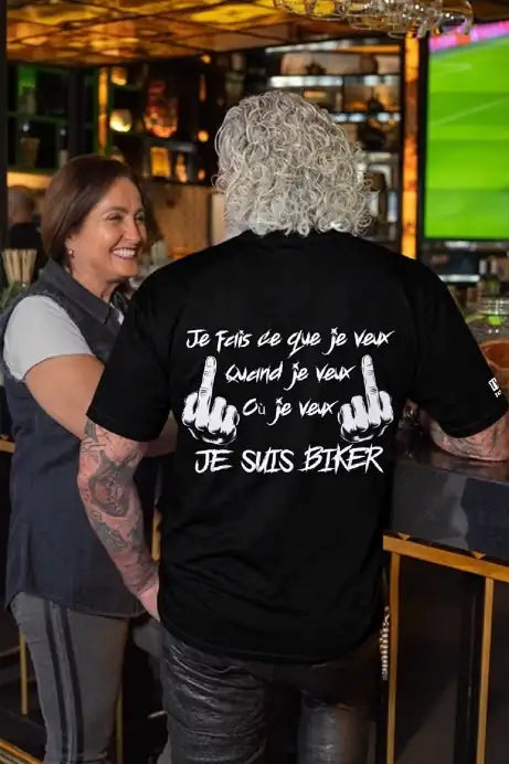 T-Shirt Homme "Je suis Biker" Dos
