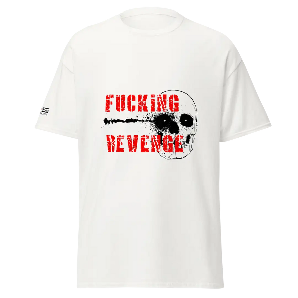 T-shirt Homme "Fucking Revenge" White
