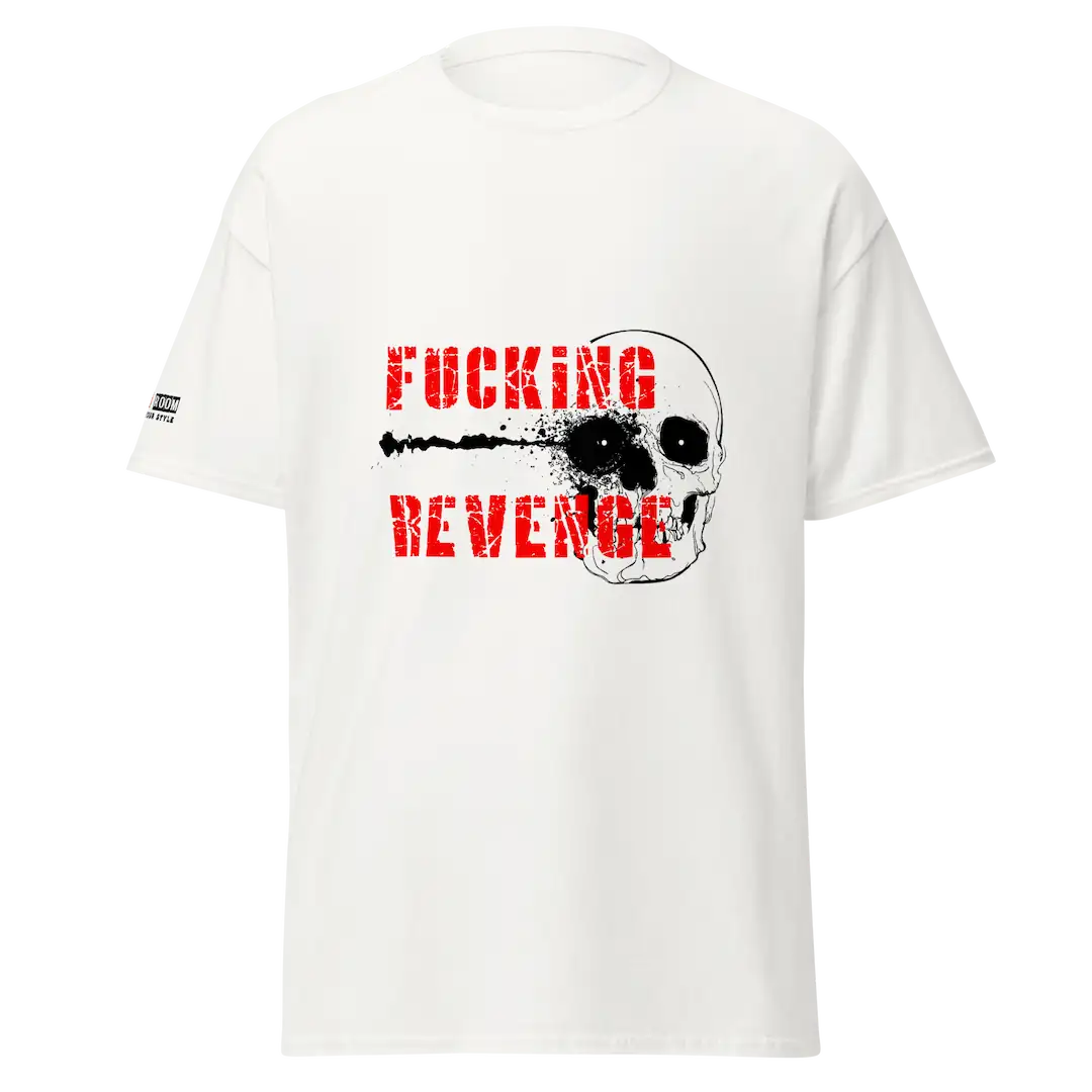 T-shirt Homme "Fucking Revenge" White