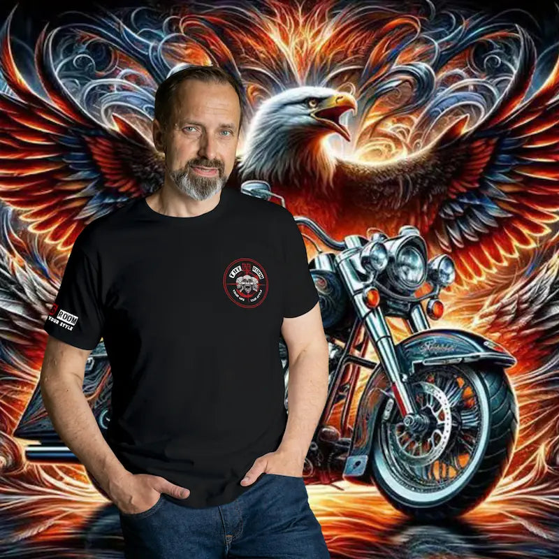T-shirt biker The 66 Room - Style Route 66