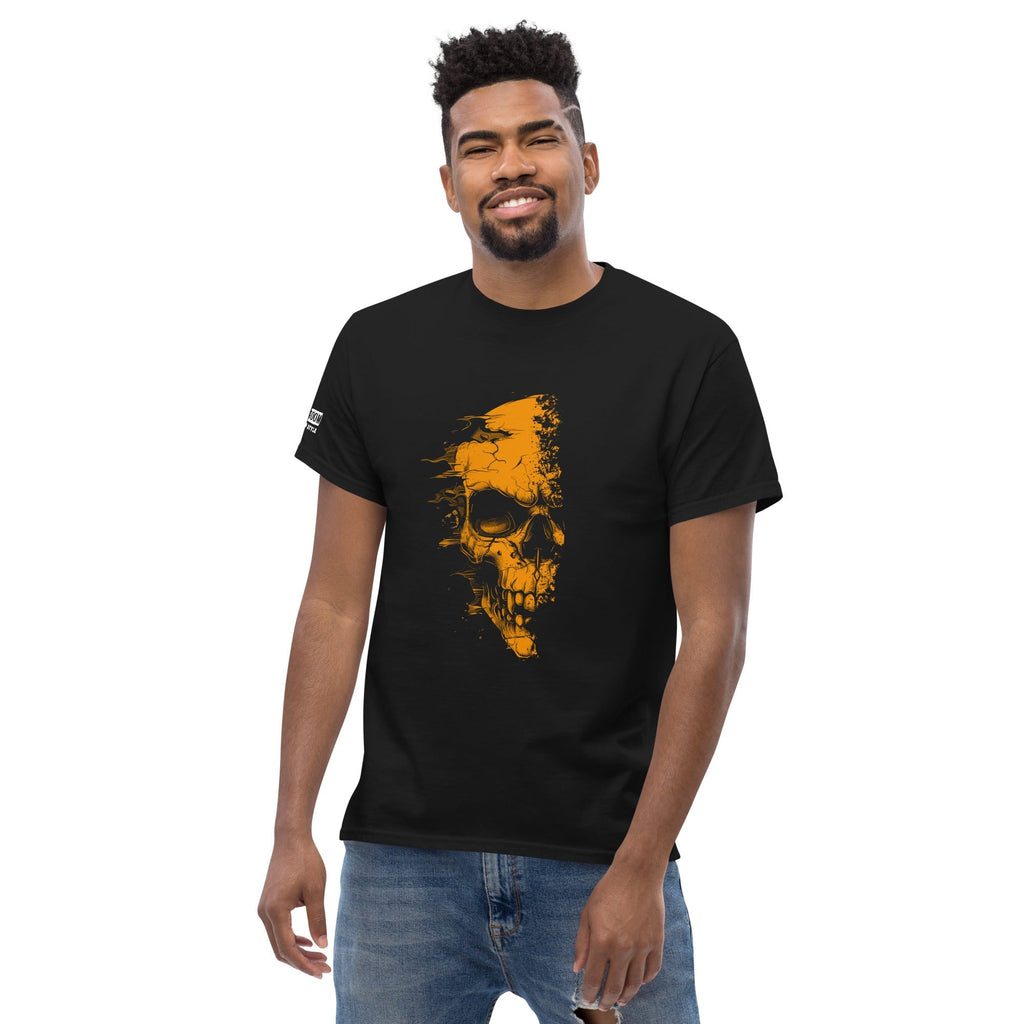 T-shirt biker Half Skull - The 66 Room