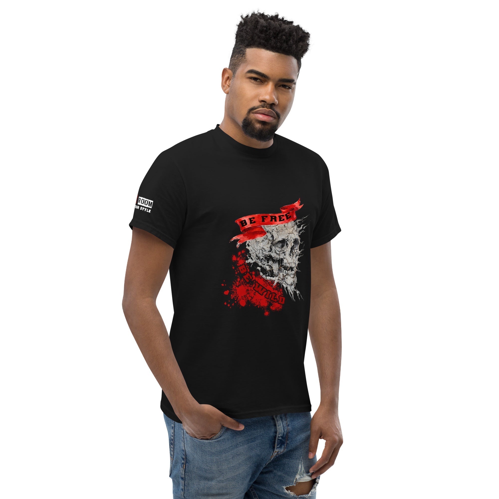 T-shirt biker Be Free Be Wild - The 66 Room