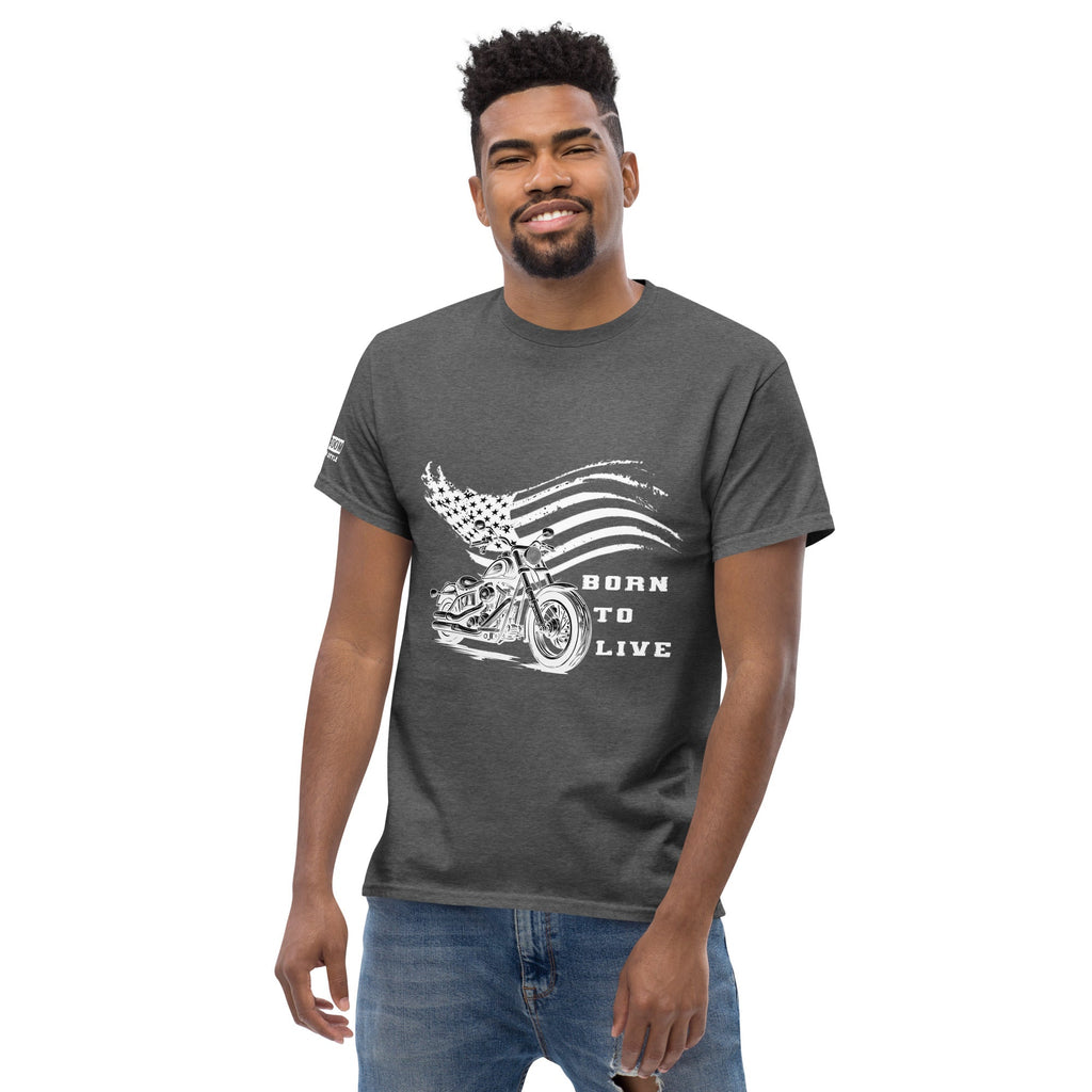 T-shirt biker Born To Live - The 66 Room