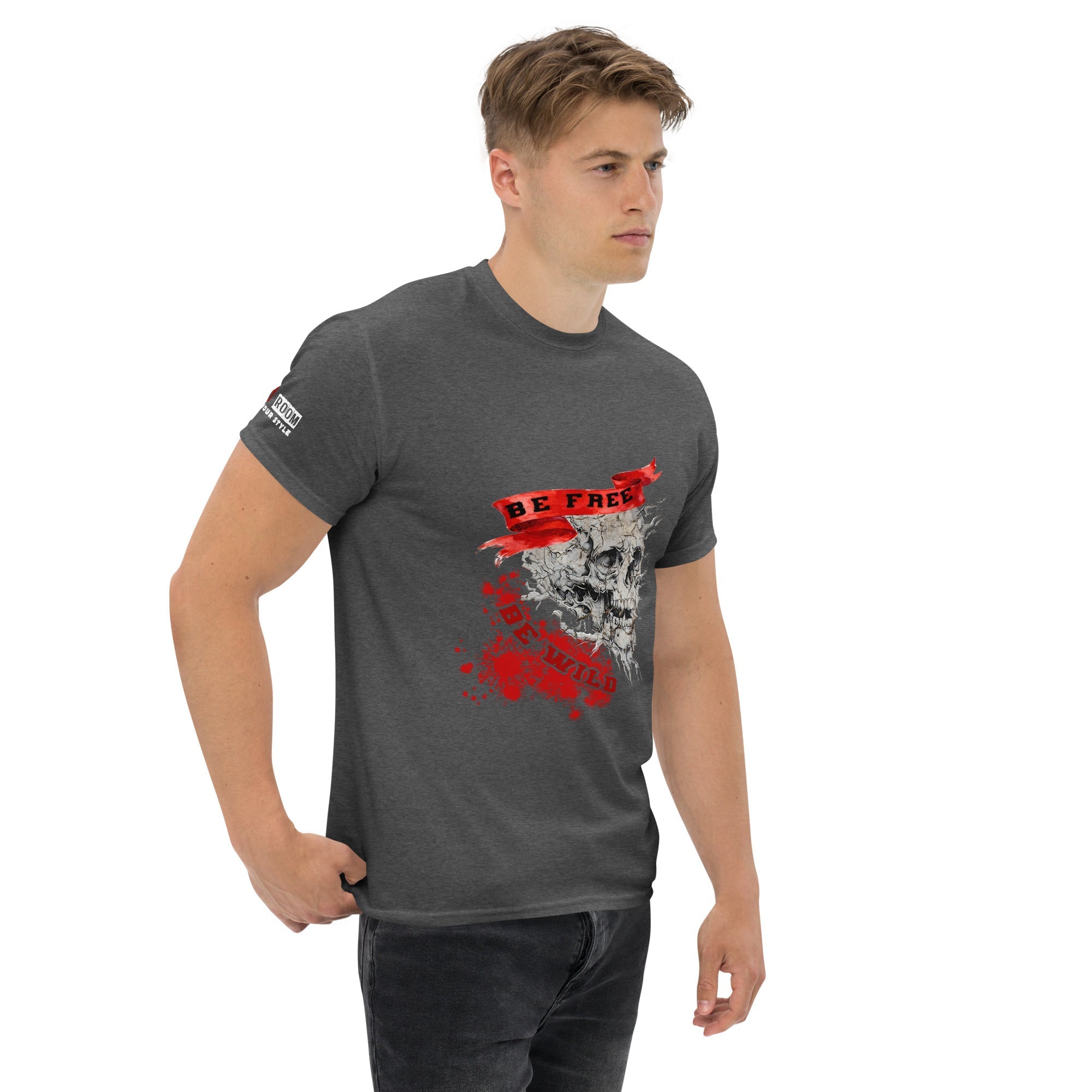 T-shirt biker Be Free Be Wild - The 66 Room