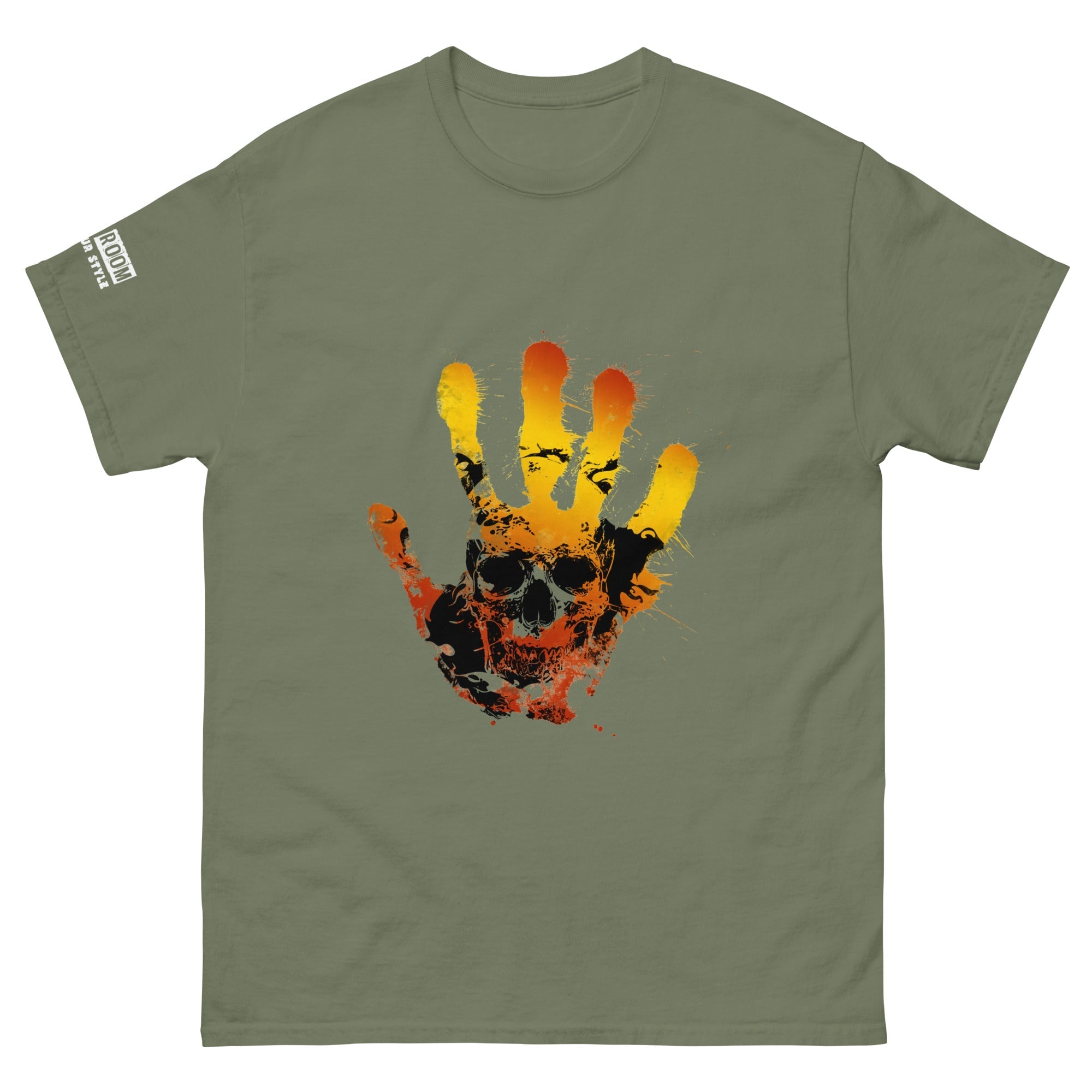 T-shirt biker Hand Skull - The 66 Room