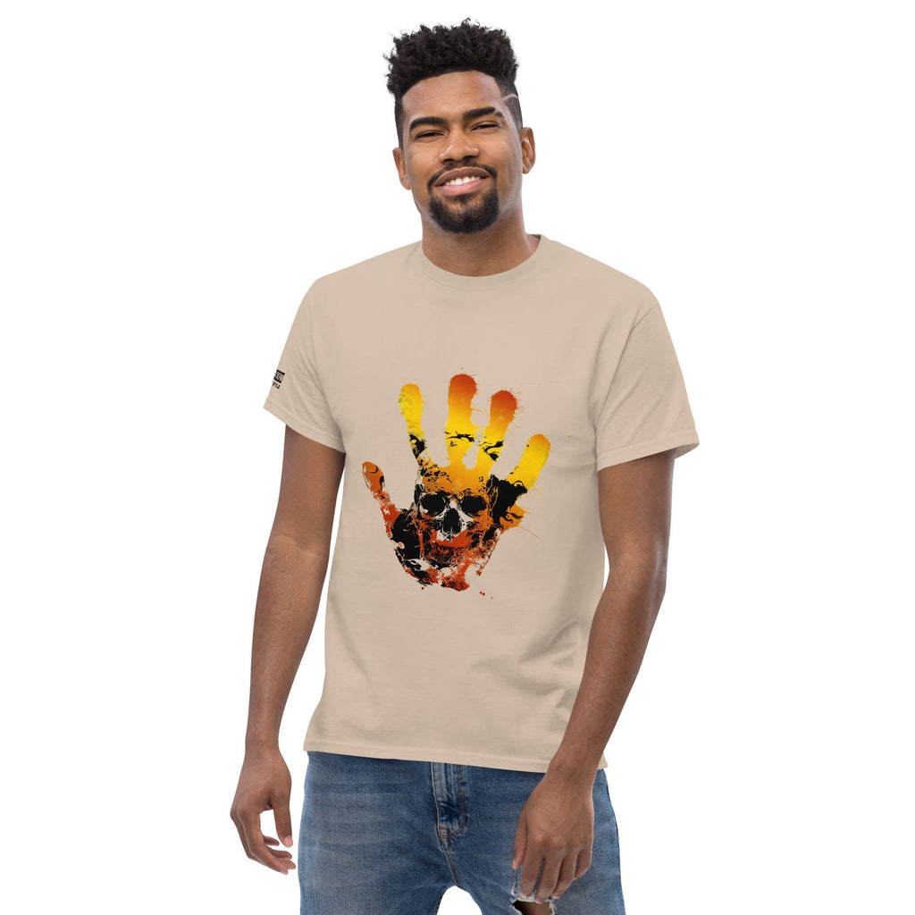 T-shirt biker Hand Skull - The 66 Room
