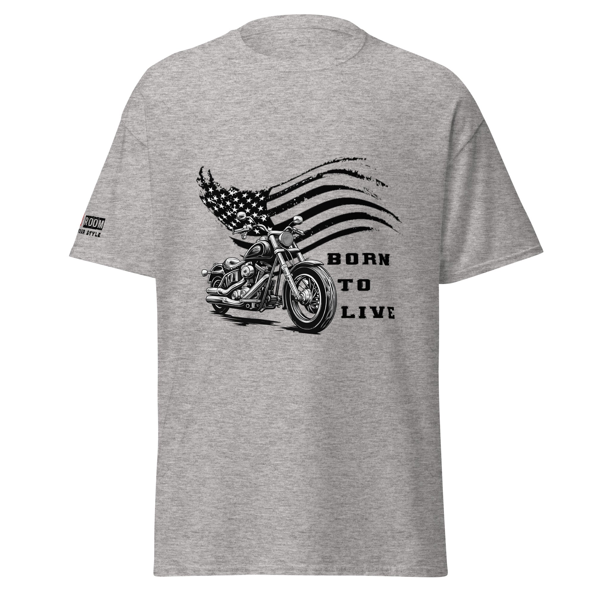 T-shirt biker Born To Live - The 66 Room