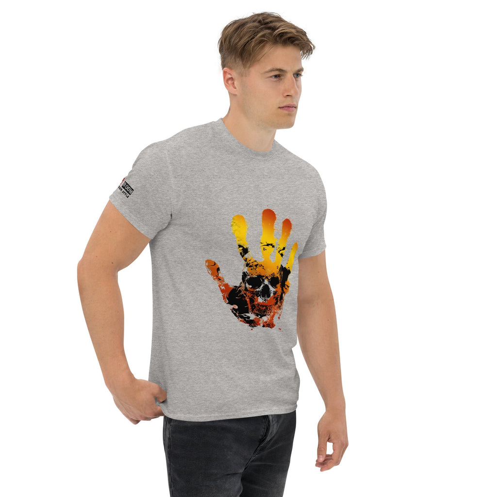 T-shirt biker Hand Skull - The 66 Room
