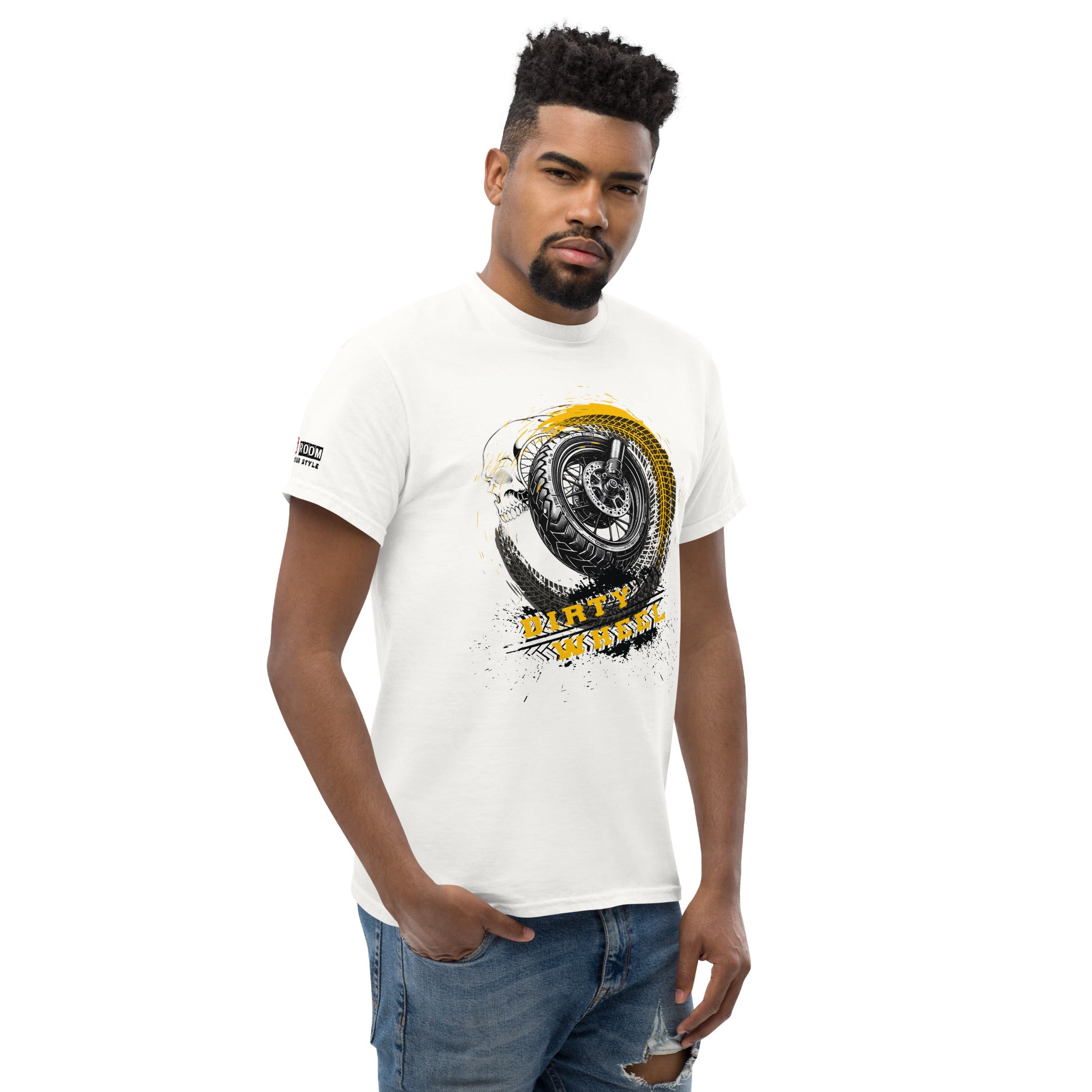 T-shirt biker Dirty Wheel - The 66 Room