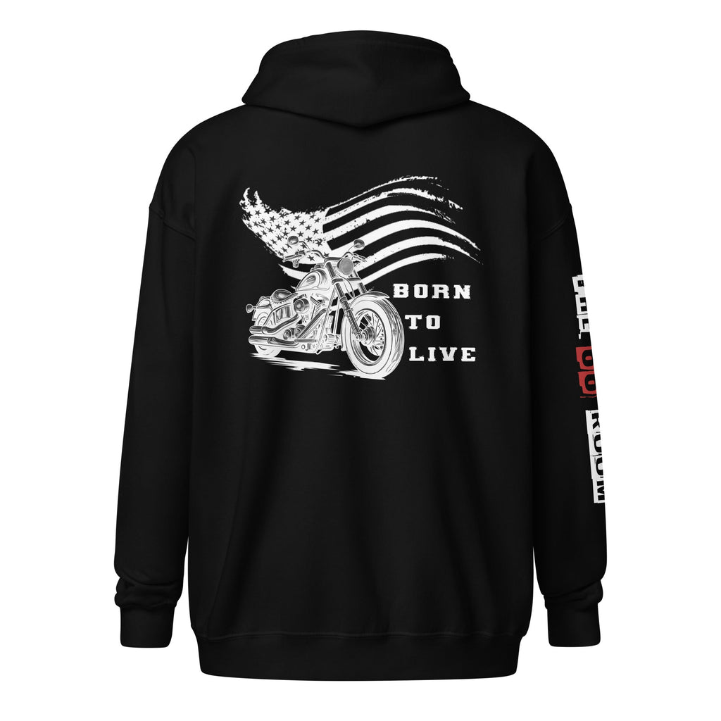 Veste zippée biker Born To Live - The 66 Room
