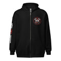 Veste zippée biker B&W Skull 2 - The 66 Room
