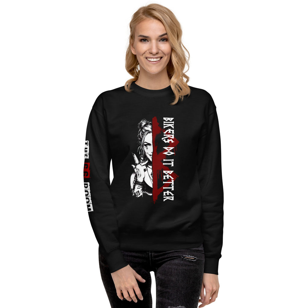 Sweatshirt femme biker Bikers Do It Better - The 66 Room