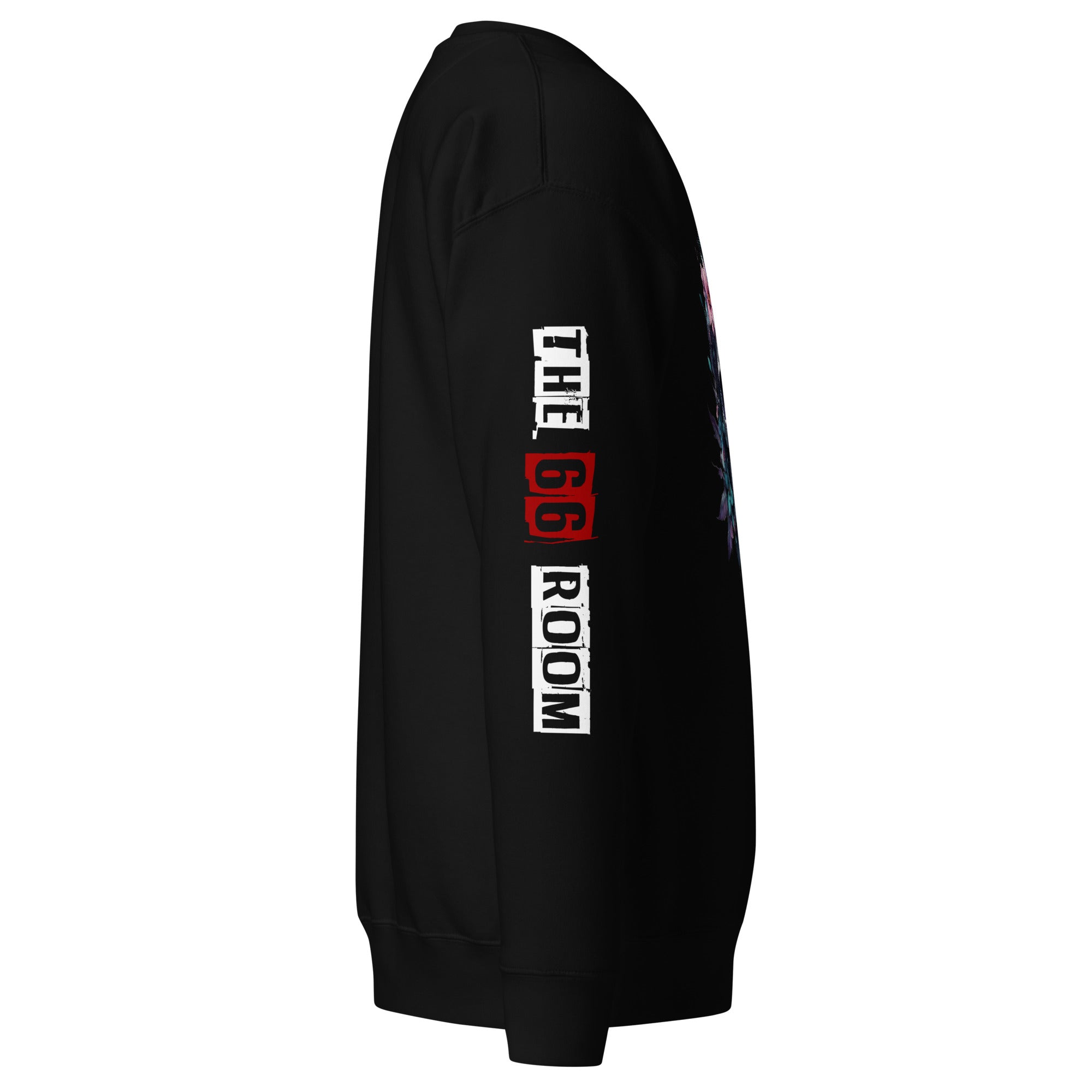 Sweatshirt femme biker Flower Skull 4 - The 66 Room