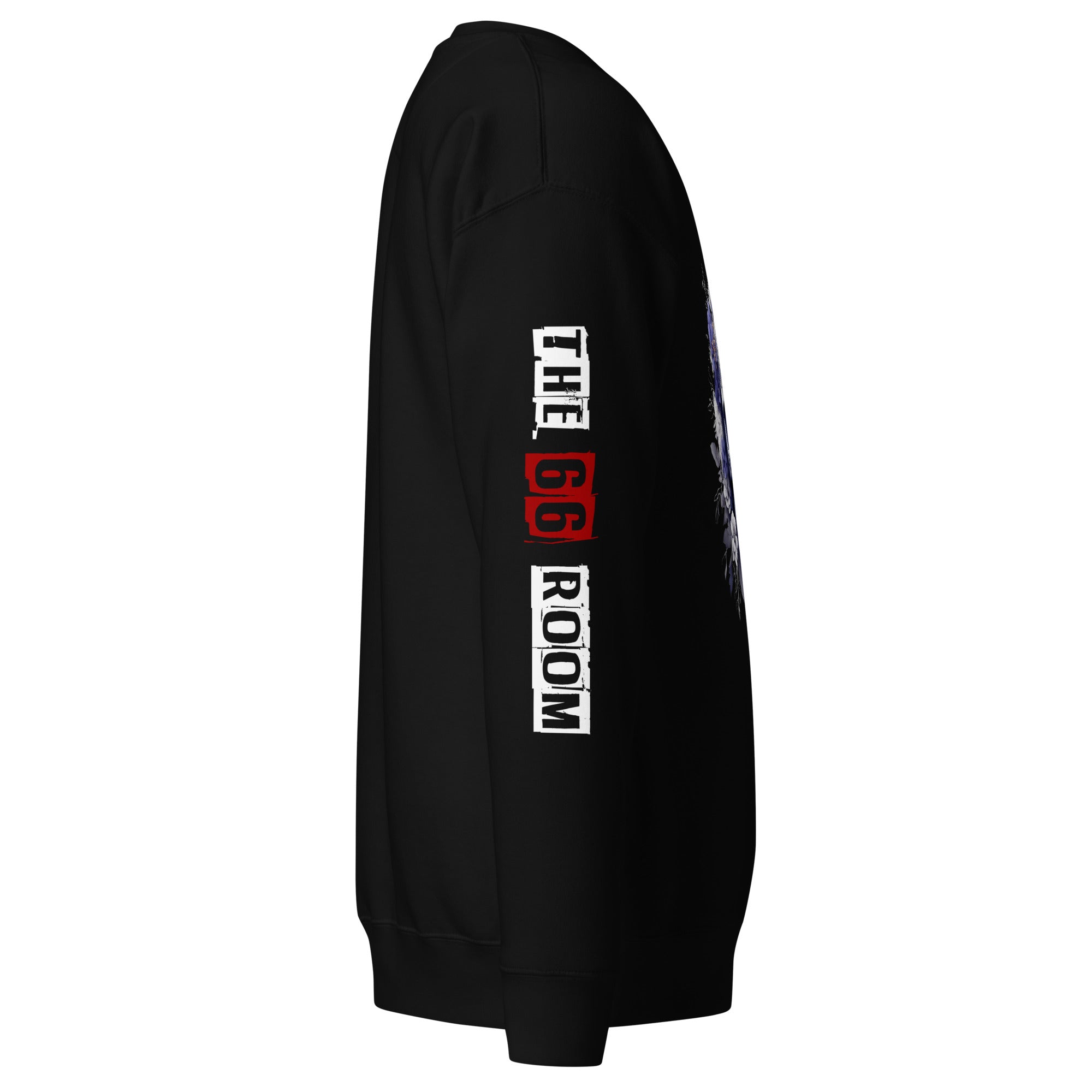 Sweatshirt femme biker Flower Skull 2 - The 66 Room