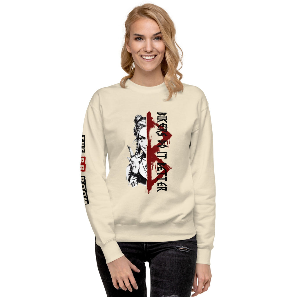 Sweatshirt femme biker Bikers Do It Better - The 66 Room