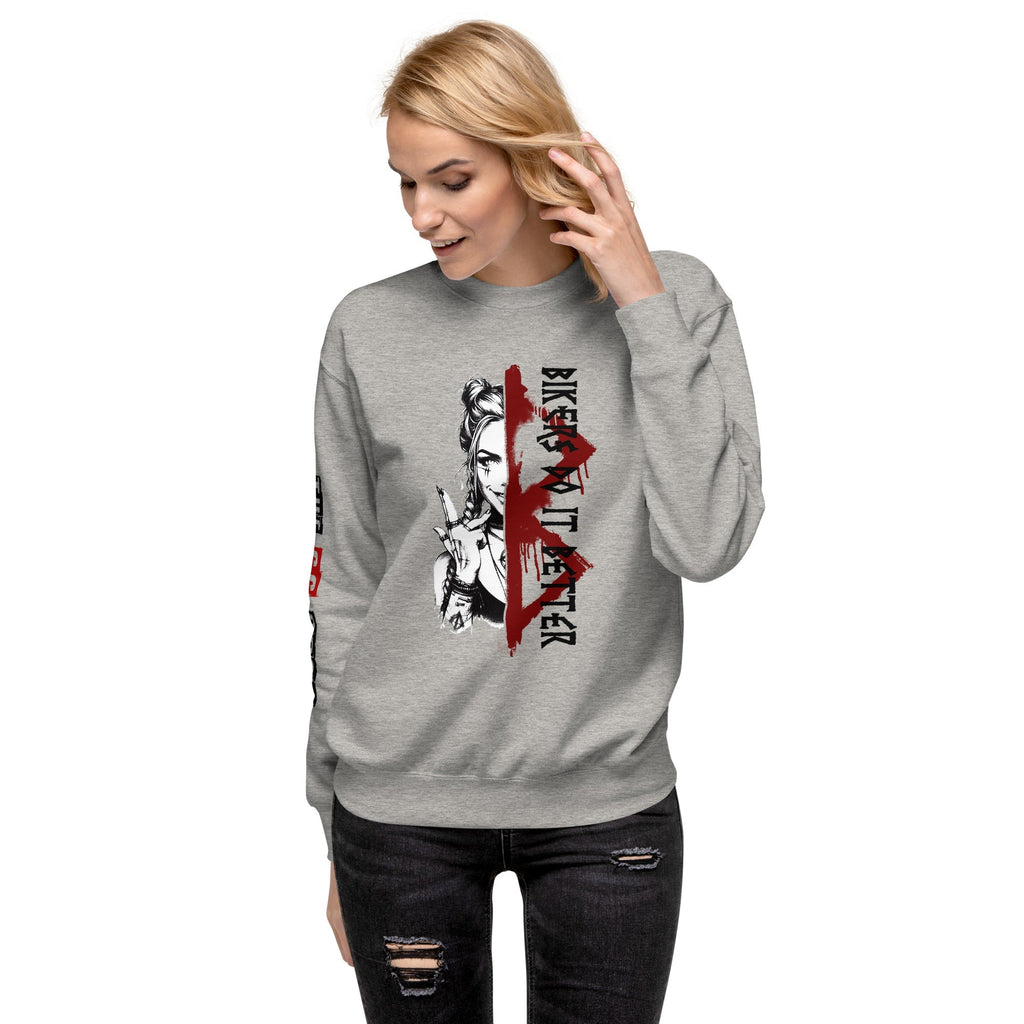 Sweatshirt femme biker Bikers Do It Better - The 66 Room