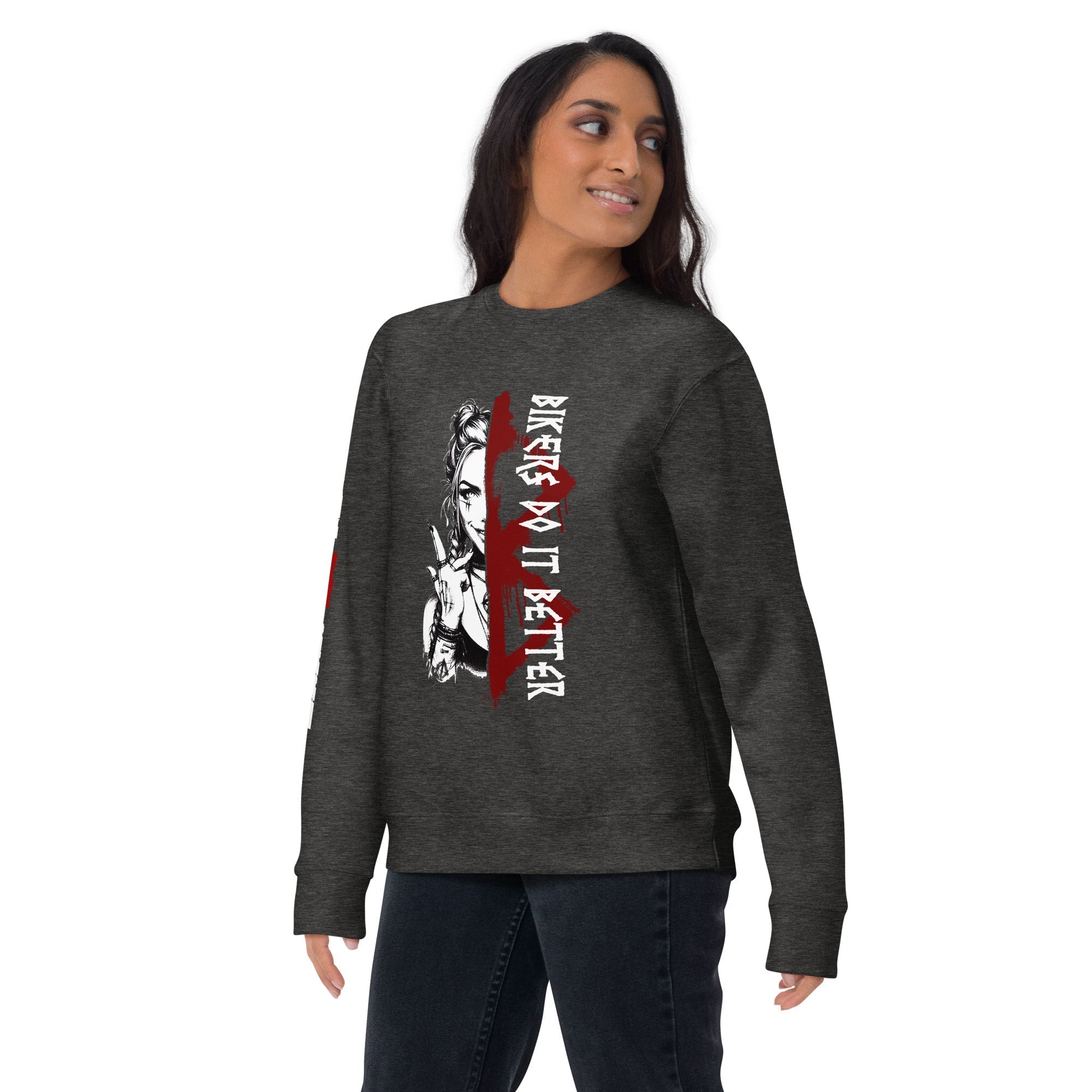 Sweatshirt femme biker Bikers Do It Better - The 66 Room