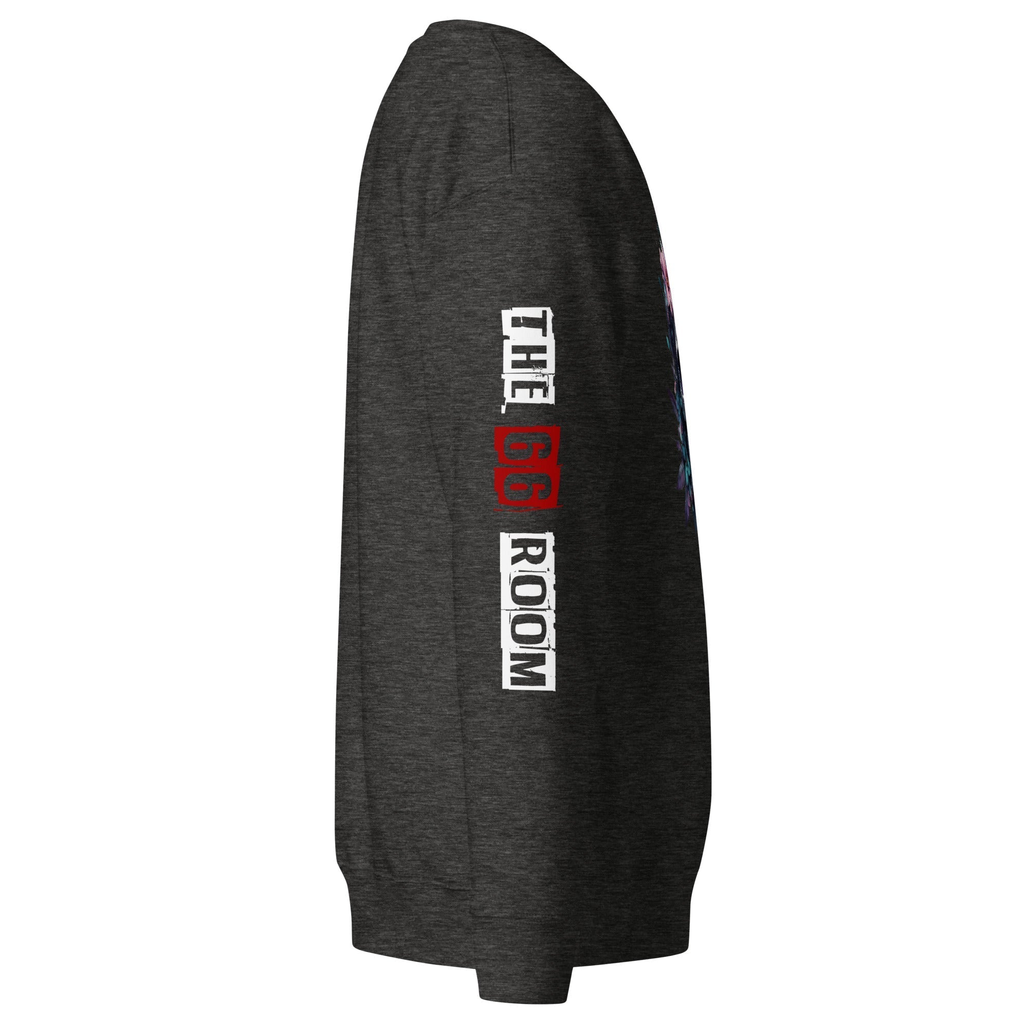 Sweatshirt femme biker Flower Skull 4 - The 66 Room