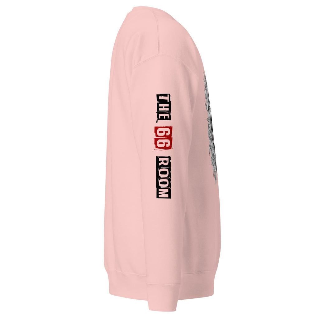Sweatshirt femme biker Flower Skull 1 - The 66 Room