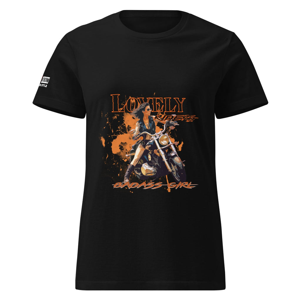 T-shirt femme biker Badass Girl - The 66 Room