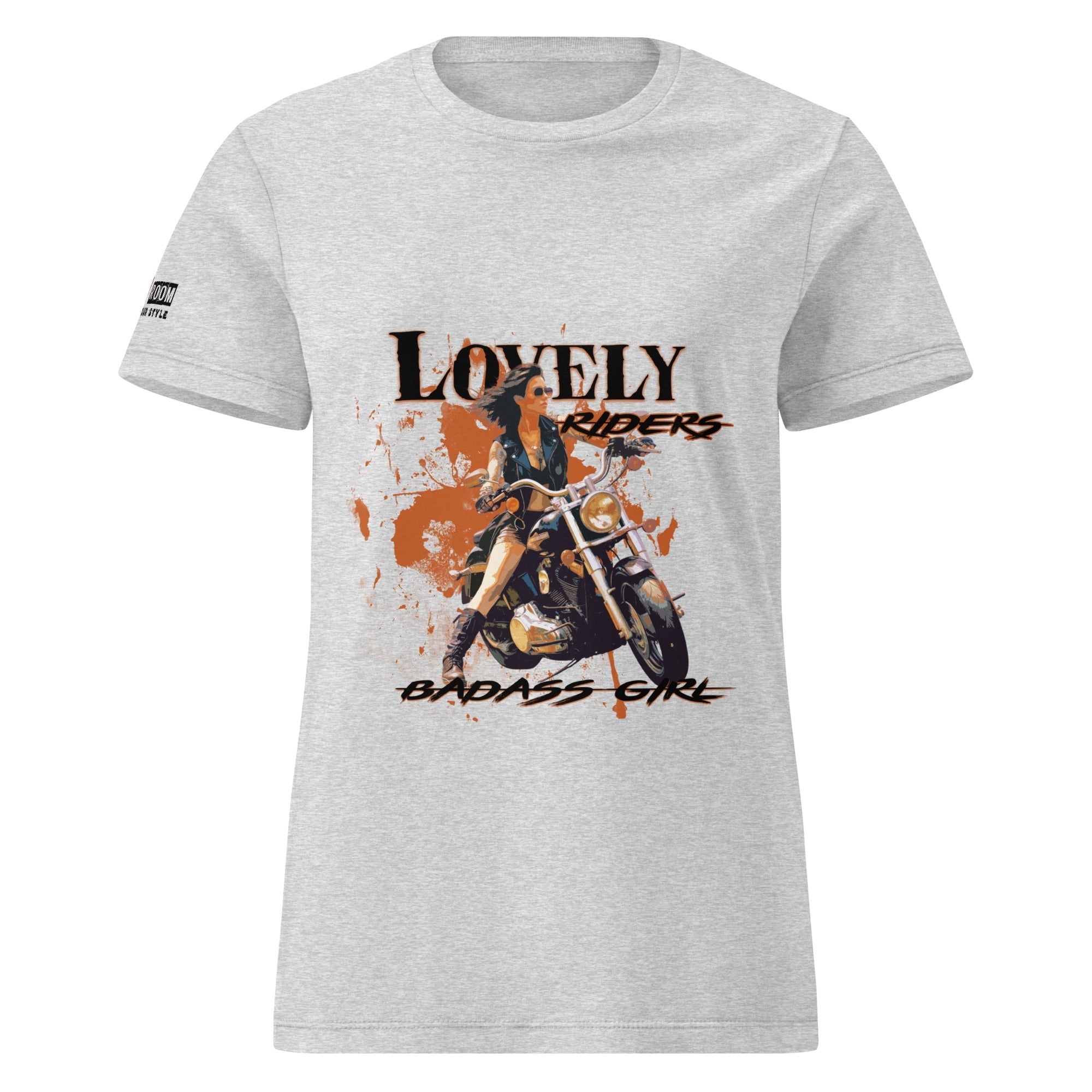 T-shirt femme biker Badass Girl - The 66 Room