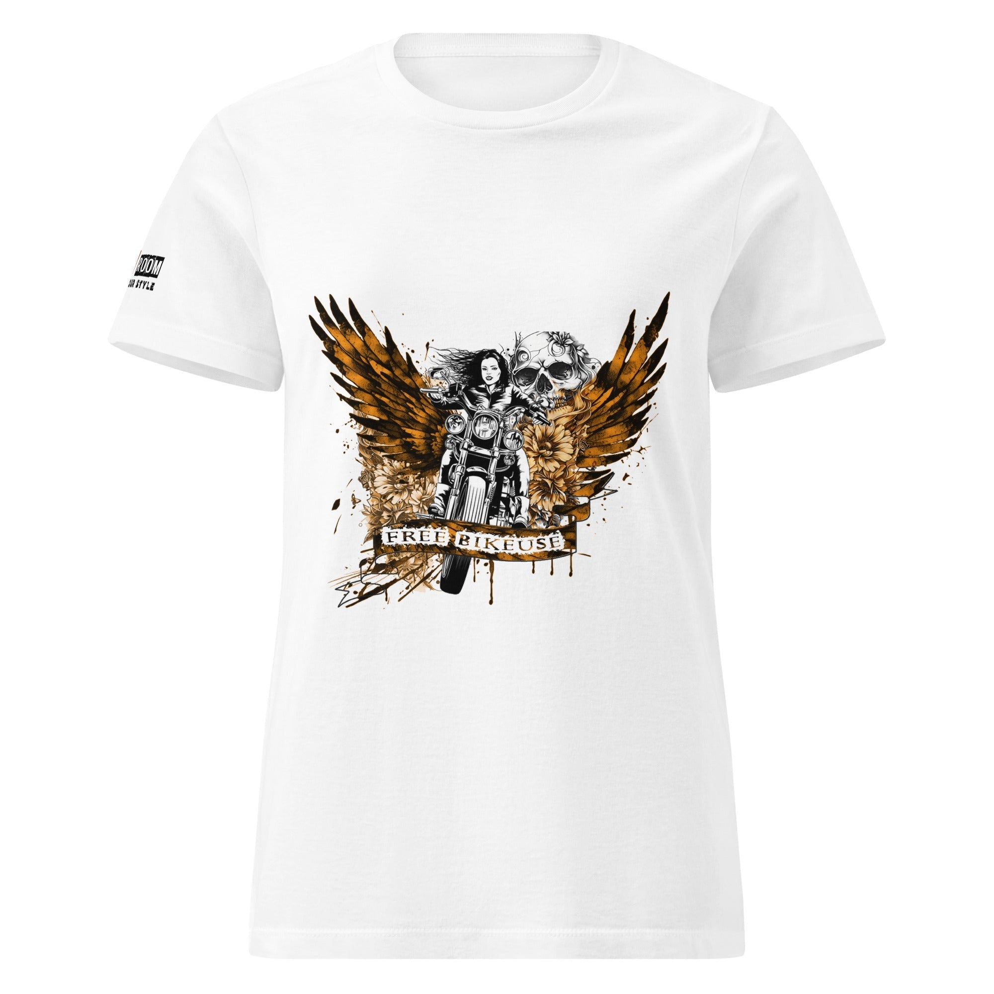 T-shirt femme biker Free Bikeuse - The 66 Room
