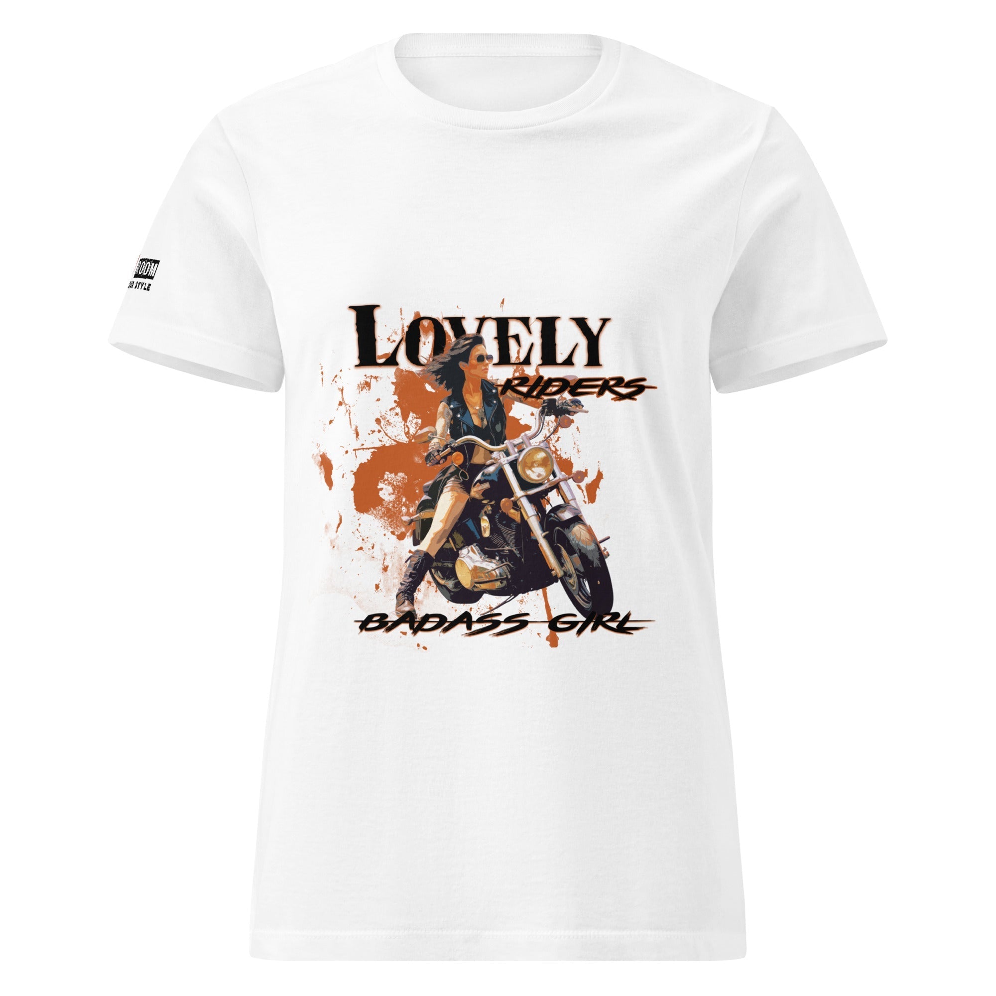 T-shirt femme biker Badass Girl - The 66 Room